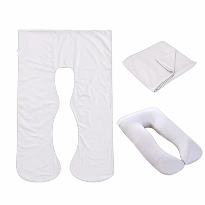 Soft full body pillowcase replacement cover for body pillows