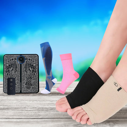 Ultimate foot pain relief pack bundle for plantar fasciitis