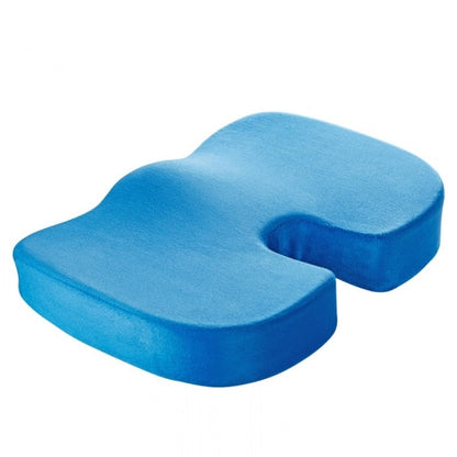 Memory foam coccyx cushion with U-cutout for tailbone pain and sciatica