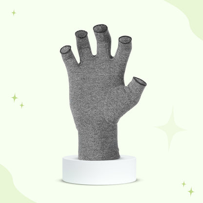 Compression gloves for hand discomfort and relaxation