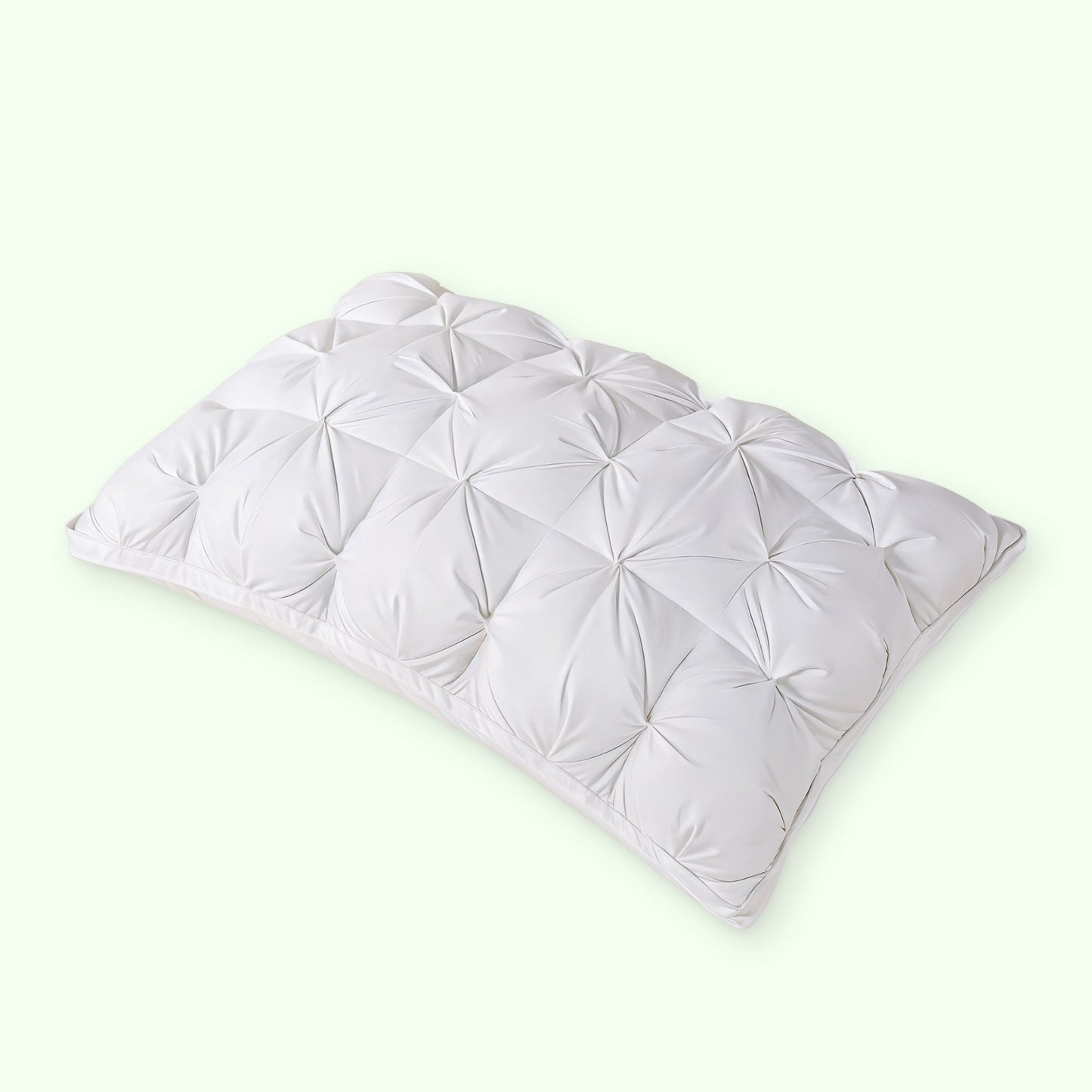 Luxury goose down pillow for side and back sleepers