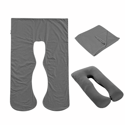 Soft full body pillowcase replacement cover for body pillows