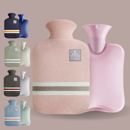 2L hot and cold water bottle with knit cover for cramps and muscle aches