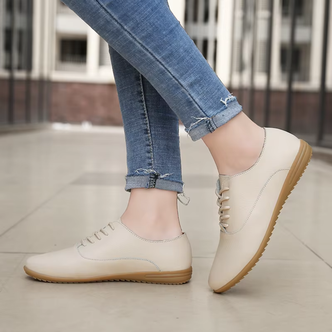 Women's casual flat shoes effortless style with support