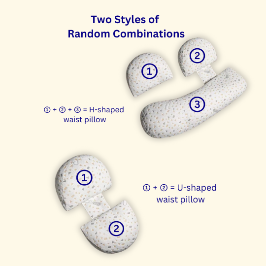 Full body pregnancy maternity pillow for side sleepers