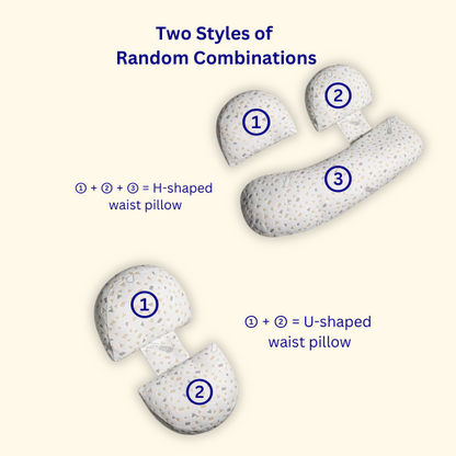 Full body pregnancy maternity pillow for side sleepers