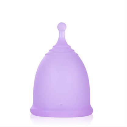 Medical-grade silicone reusable menstrual cup with 12-hour leak protection