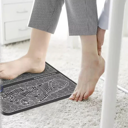 EMS foot massage mat electric pulse stimulator