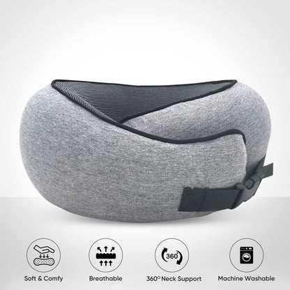 Memory foam travel neck pillow full support