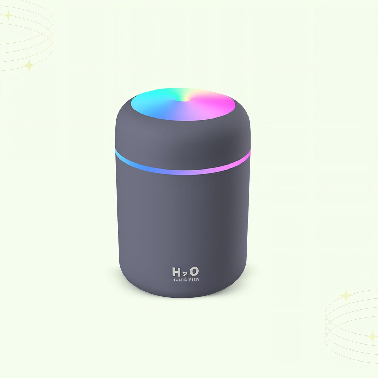 Portable USB air humidifier for desk and travel
