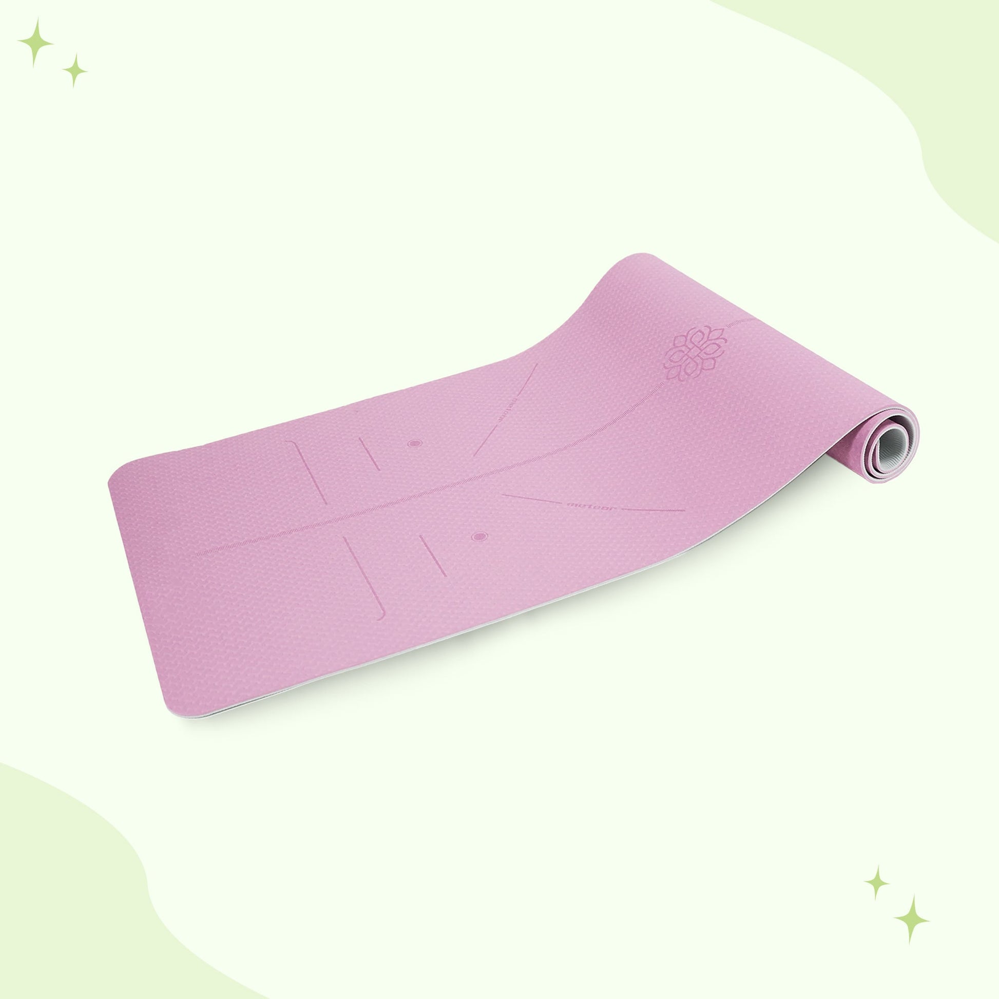 Premium yoga mat cushioned for every pose