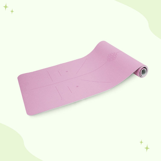 Premium yoga mat cushioned for every pose