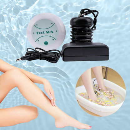 Ionic detox foot spa machine with ionizing array and basin