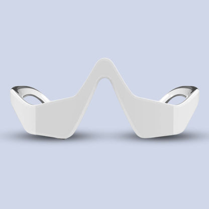Under eye massager wand with heat and vibration for dark circles