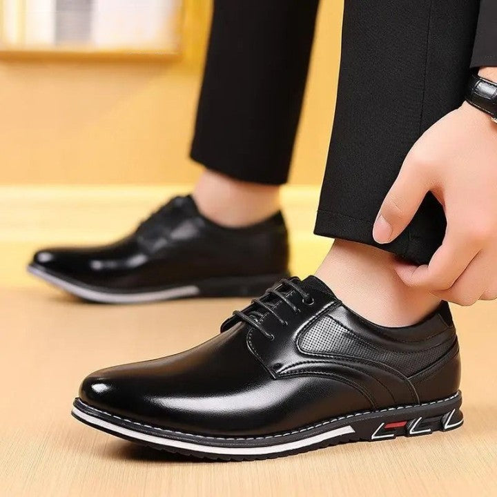 Men's Oxford leather dress shoes for office and events