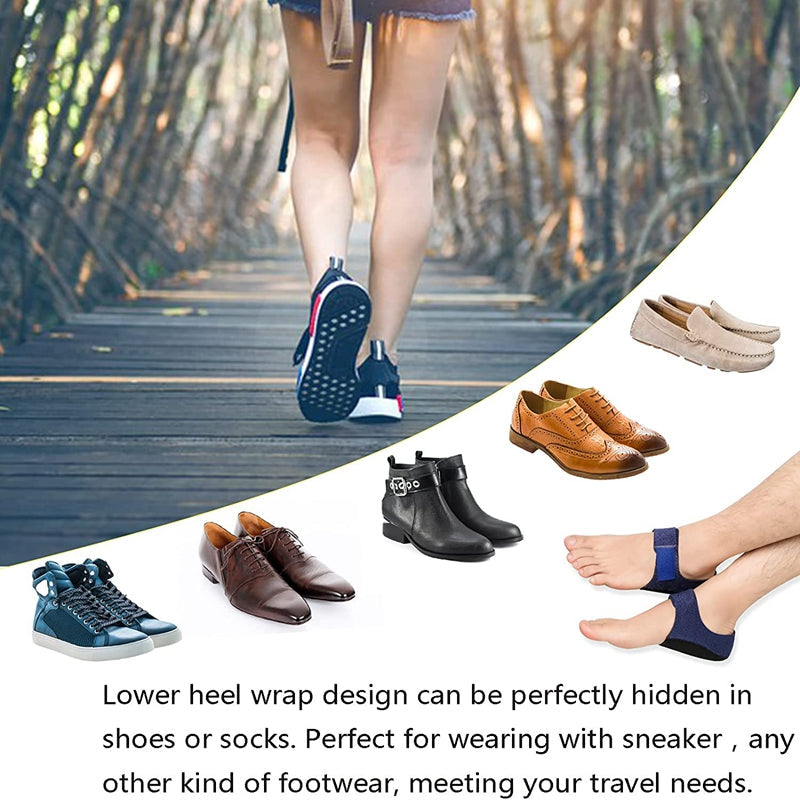 Adjustable cushion heel protector wrap with breathable insert