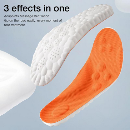 Cloud massage soft breathable sweat-wicking insoles