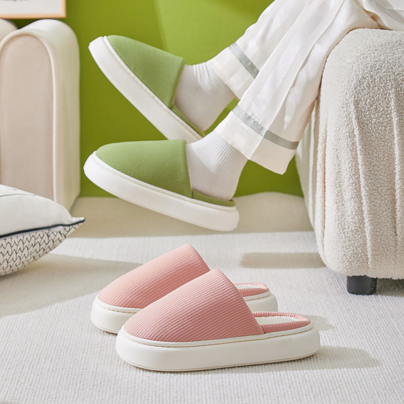 Furry anti-slip indoor and outdoor comfort slippers
