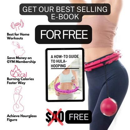 Smart weighted hula hoop with gravity ball for core workouts