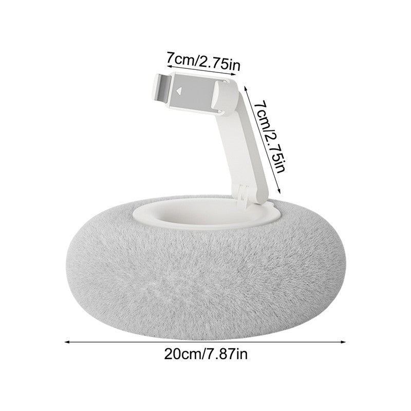 Adjustable mobile phone holder pillow hands-free cushion