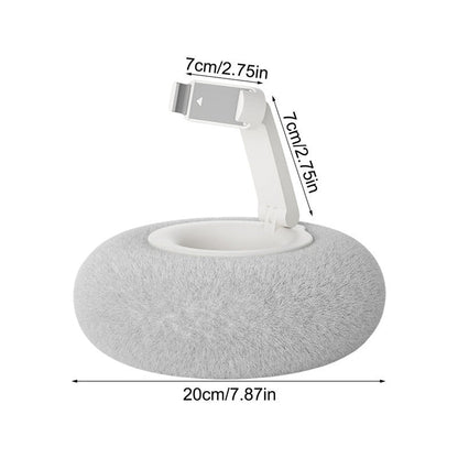 Adjustable mobile phone holder pillow hands-free cushion