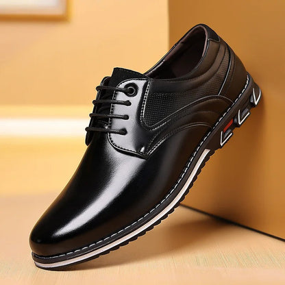 Men's Oxford leather dress shoes for office and events