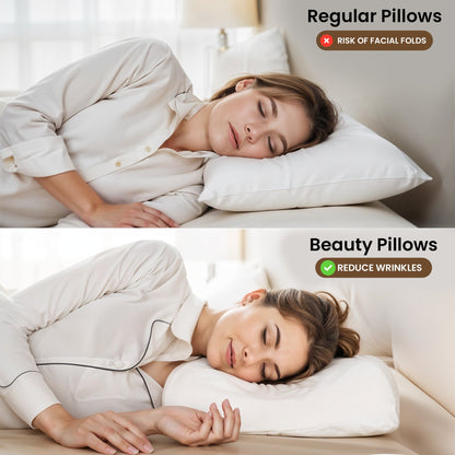 Anti-wrinkle beauty pillow for glowing skin