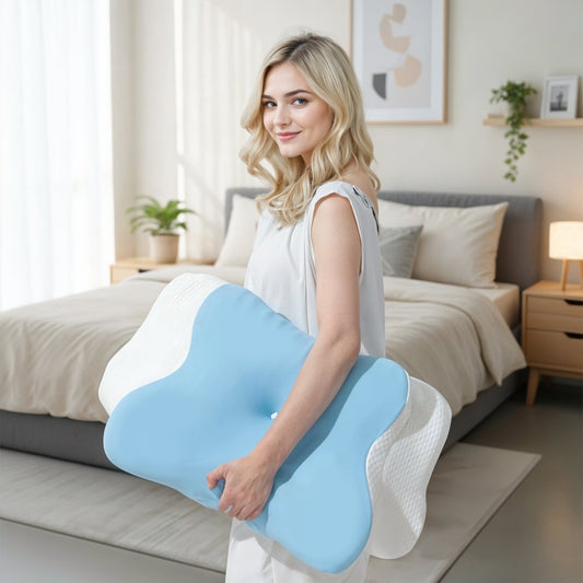 Butterfly memory foam neck pillow 2.0 upgraded design