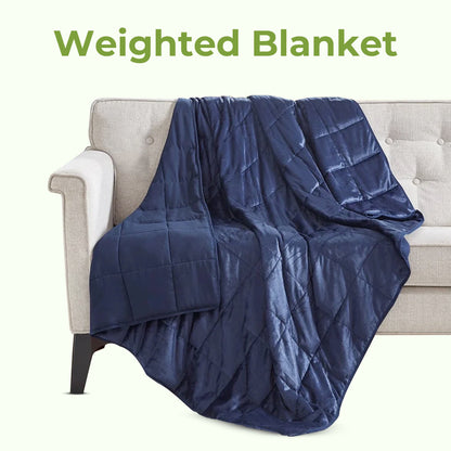 Weighted blanket soft material for calming sleep