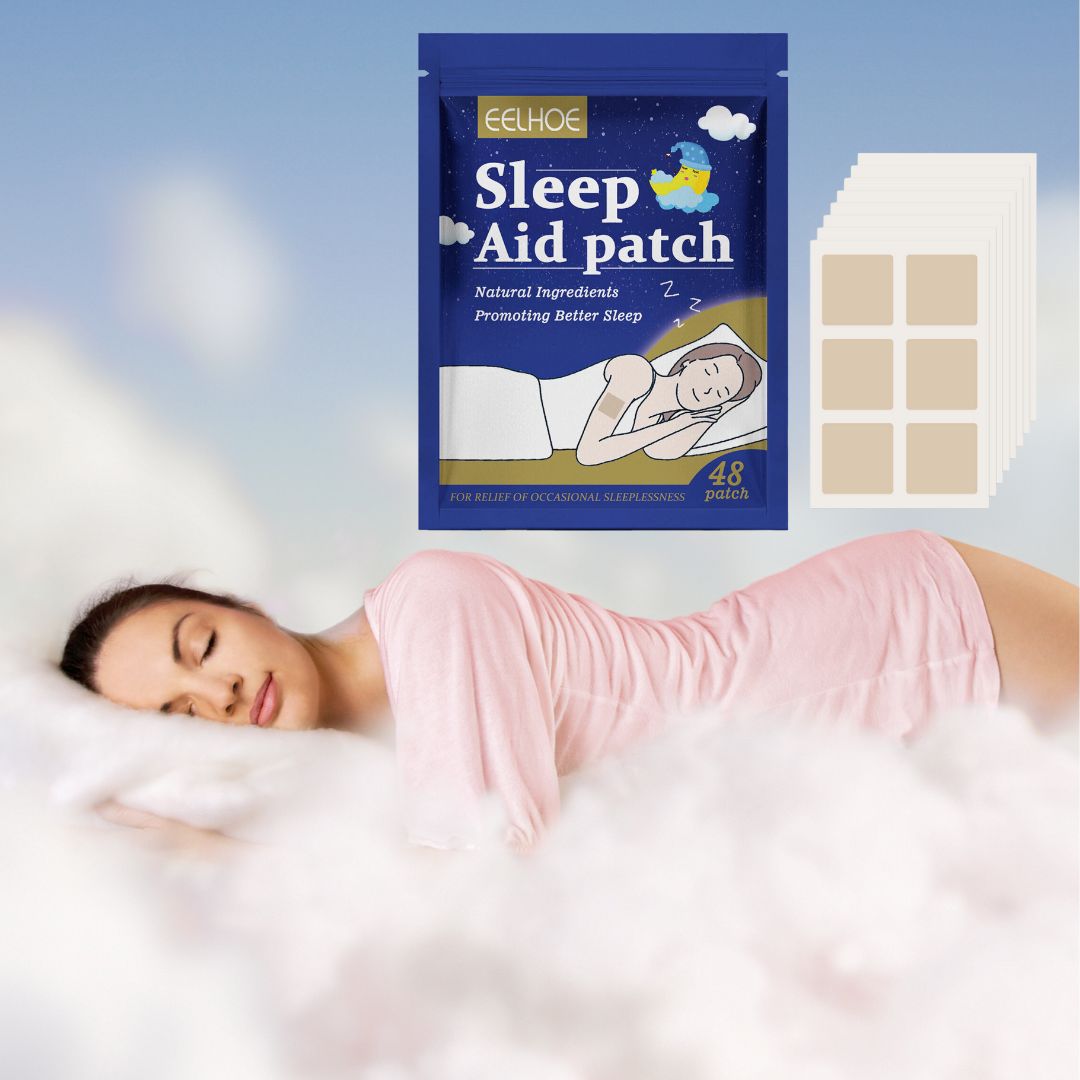 Topical melatonin sleep patches with lavender natural sleep aid