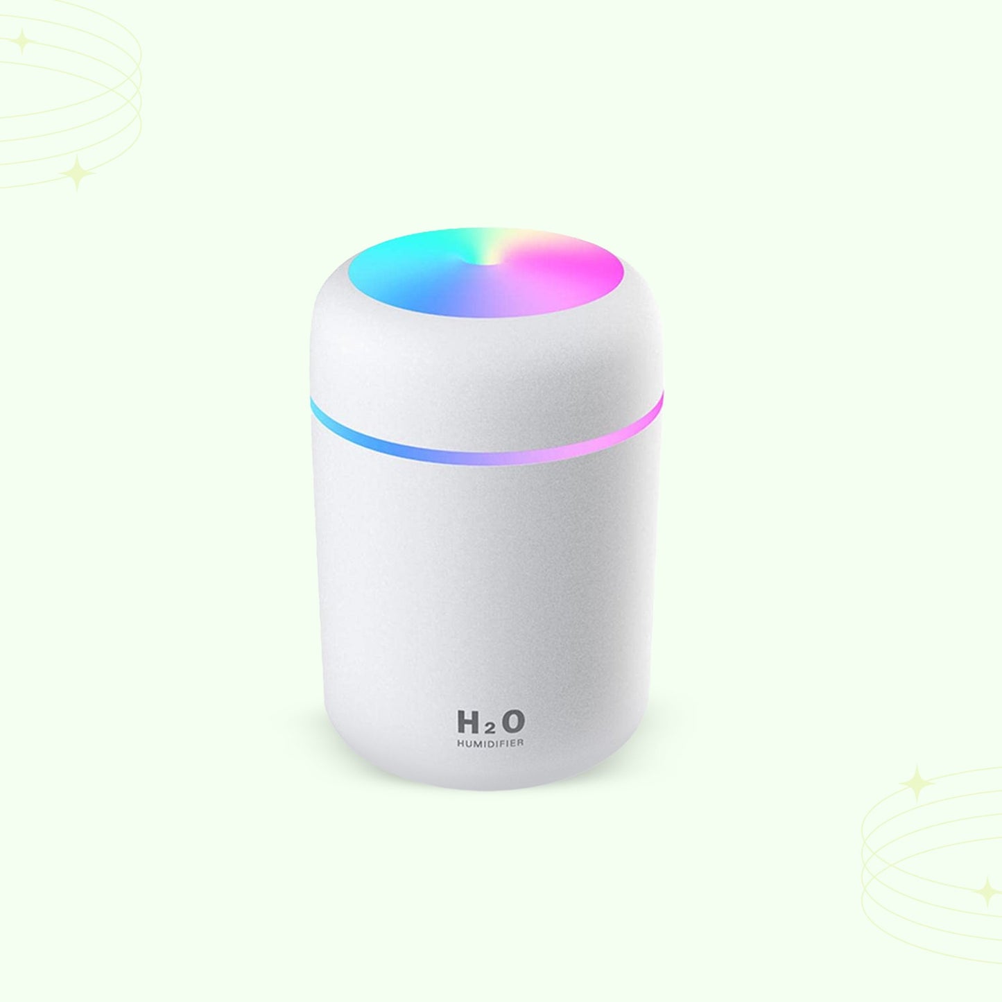 Portable USB air humidifier for desk and travel