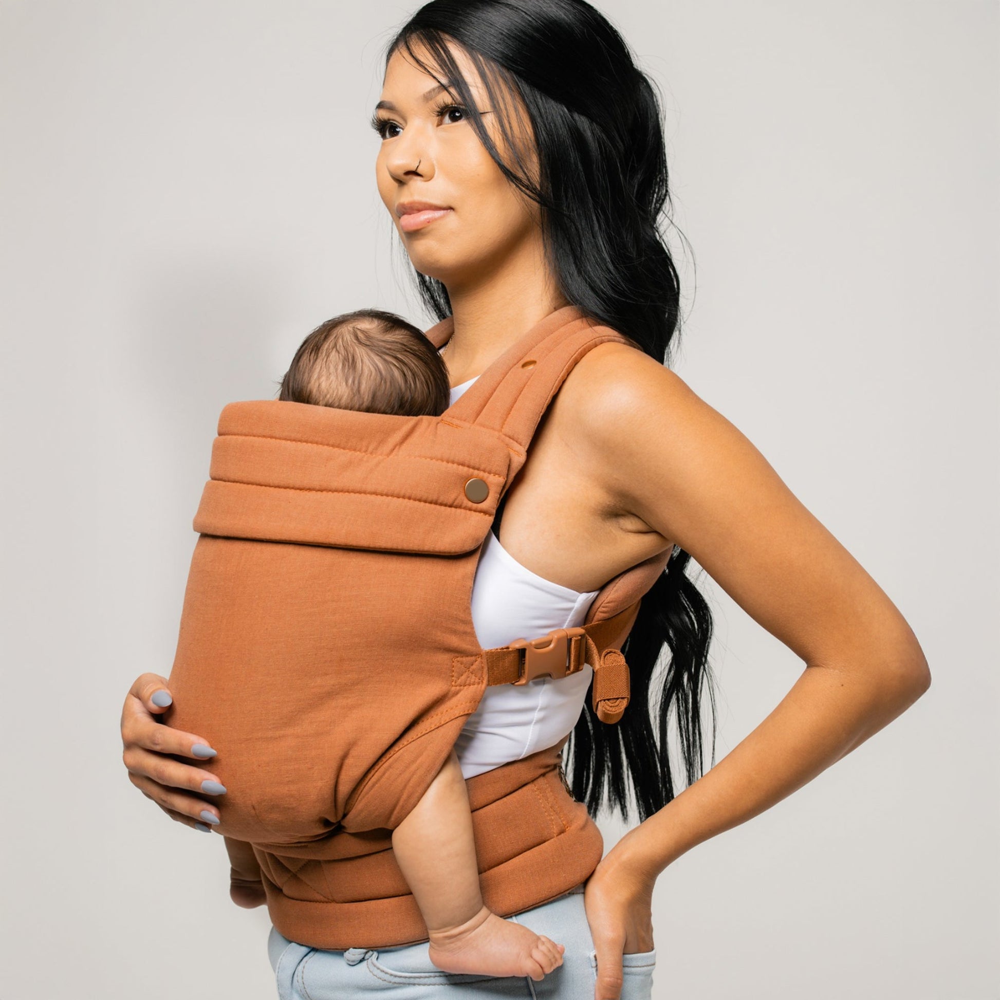Classic ergonomic baby carrier for newborn to toddler