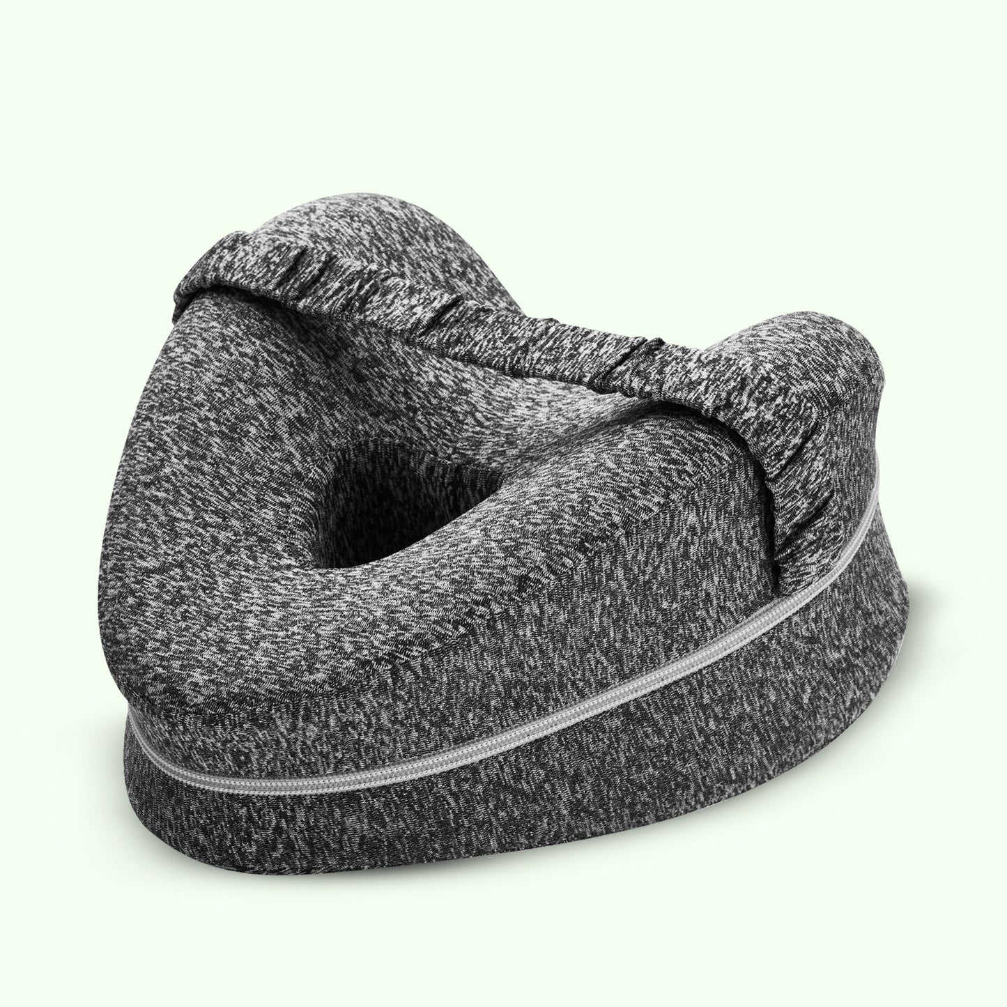 Memory foam leg and knee support pillow for sciatica