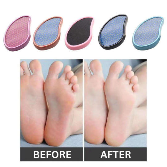 Nano glass foot file painless callus and dead skin remover