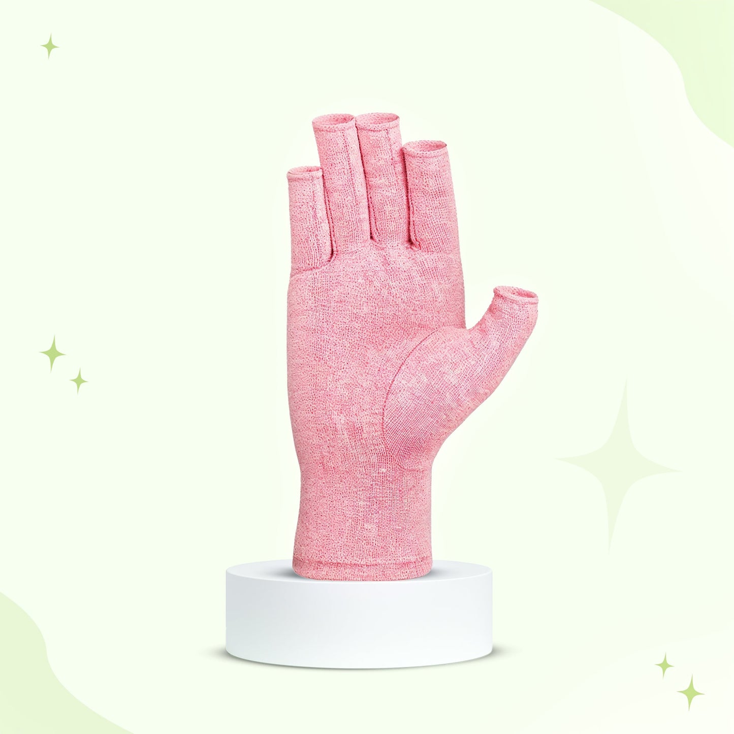 Compression gloves for hand discomfort and relaxation