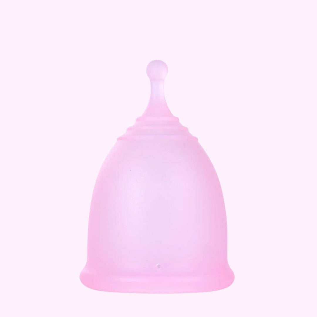 Medical-grade silicone reusable menstrual cup with 12-hour leak protection