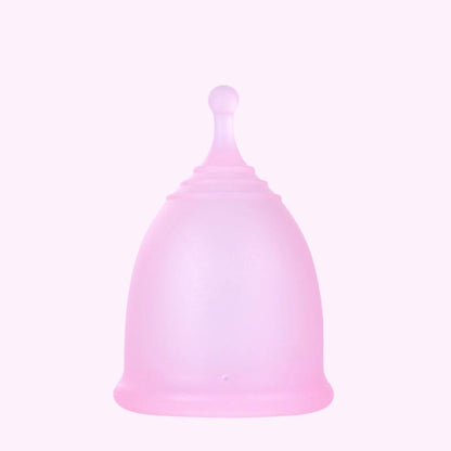Medical-grade silicone reusable menstrual cup with 12-hour leak protection
