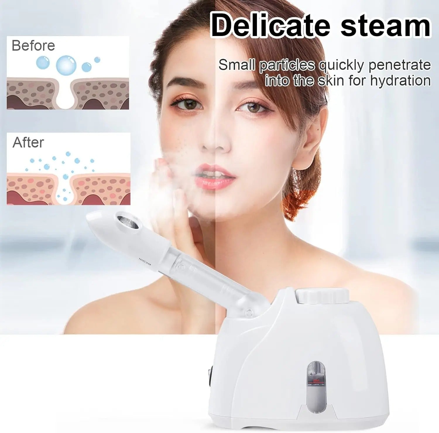 Deep hydration facial steamer pore cleansing