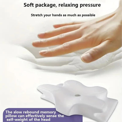 Ergonomic premium memory foam neck support pillow