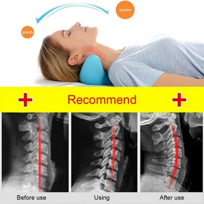 Cervical neck relaxing stretcher decompression tool