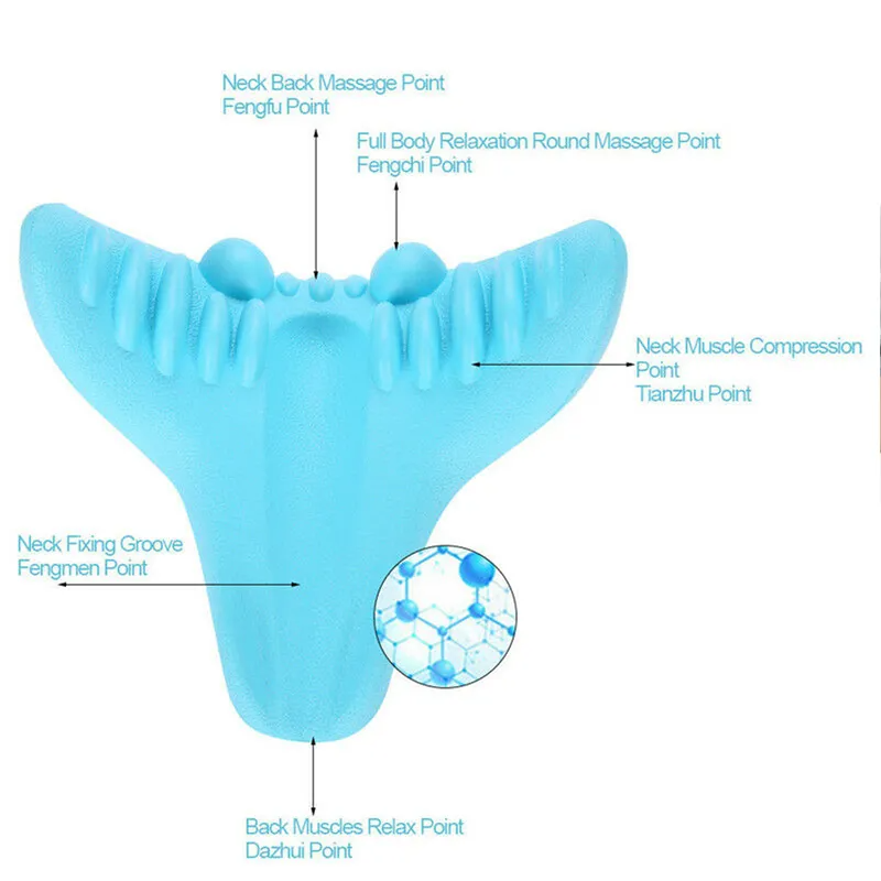 Cervical neck relaxing stretcher decompression tool