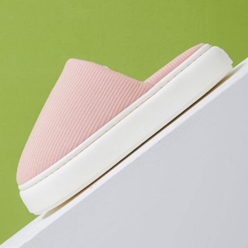 Furry anti-slip indoor and outdoor comfort slippers