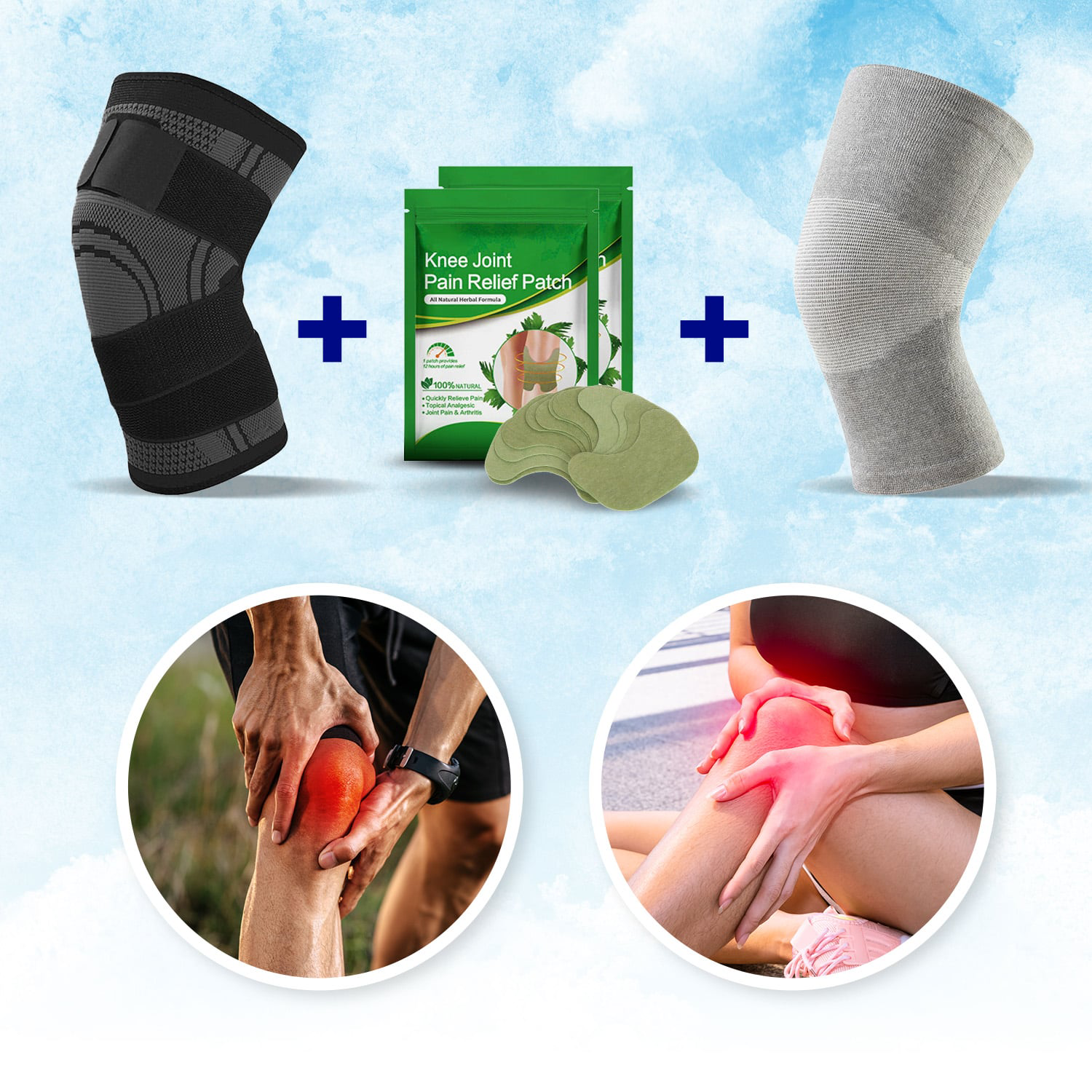 Ultimate knee pain relief pack bundle