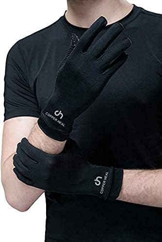 Copper-infused compression gloves arthritis and joint support
