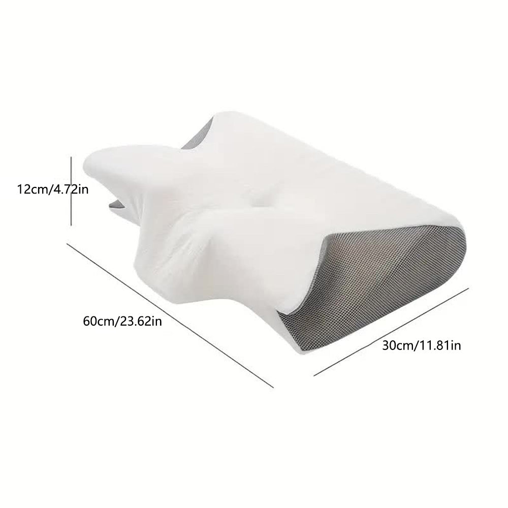 Butterfly memory foam neck pillow with armrests