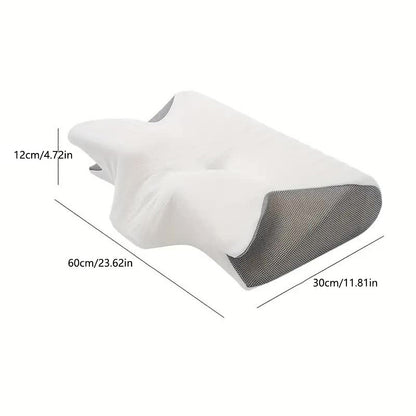 Butterfly memory foam neck pillow with armrests