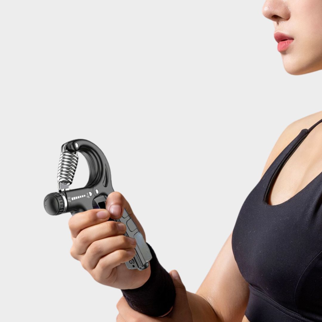 Adjustable 10-60kg hand gripper grip strength trainer