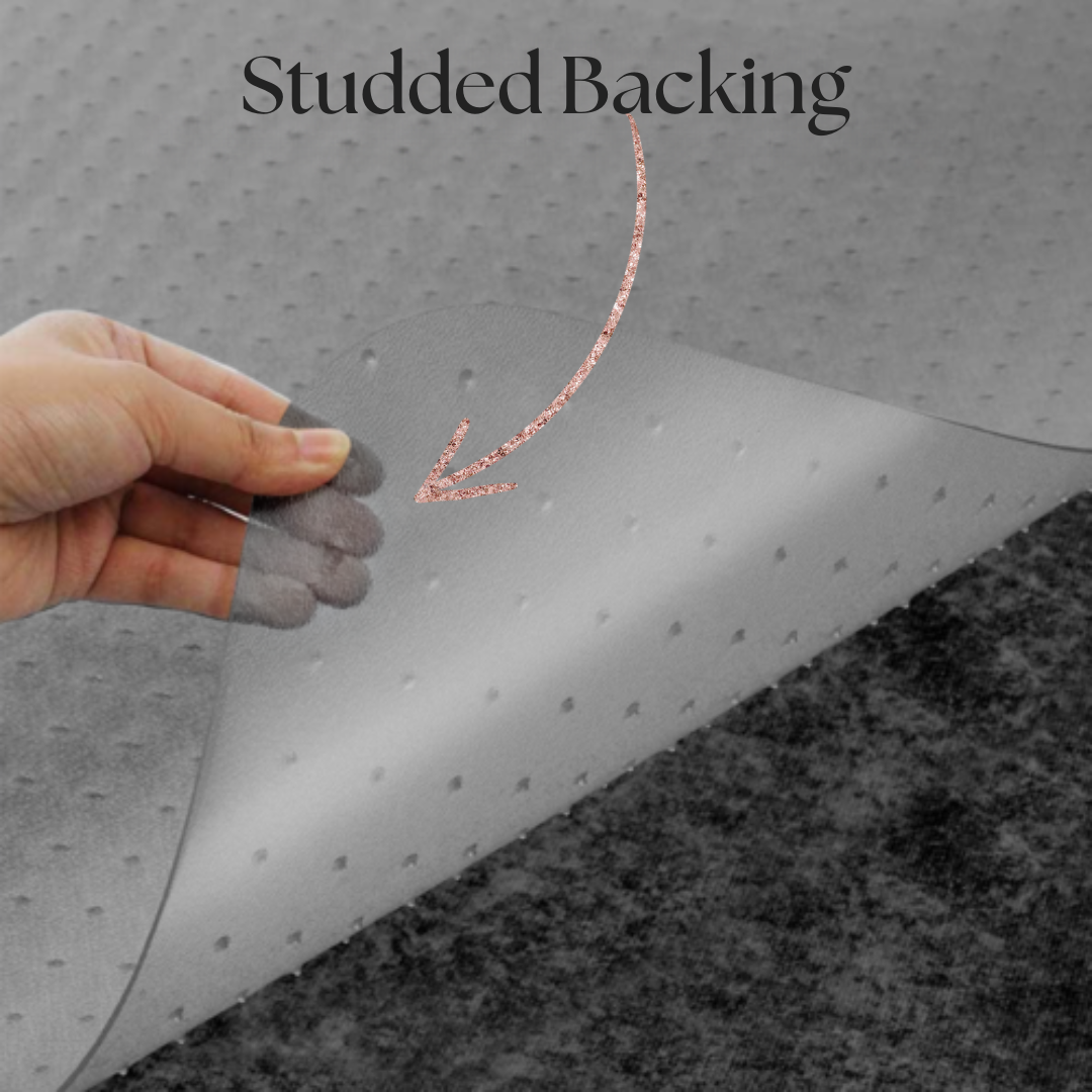 Workstation floor protector mat for office chair