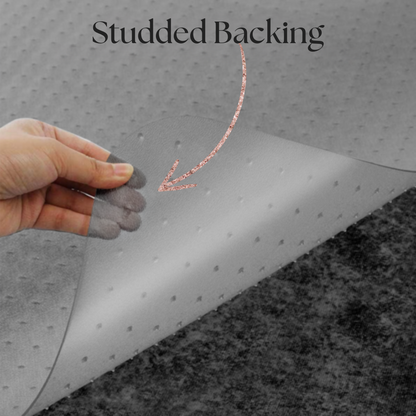Workstation floor protector mat for office chair