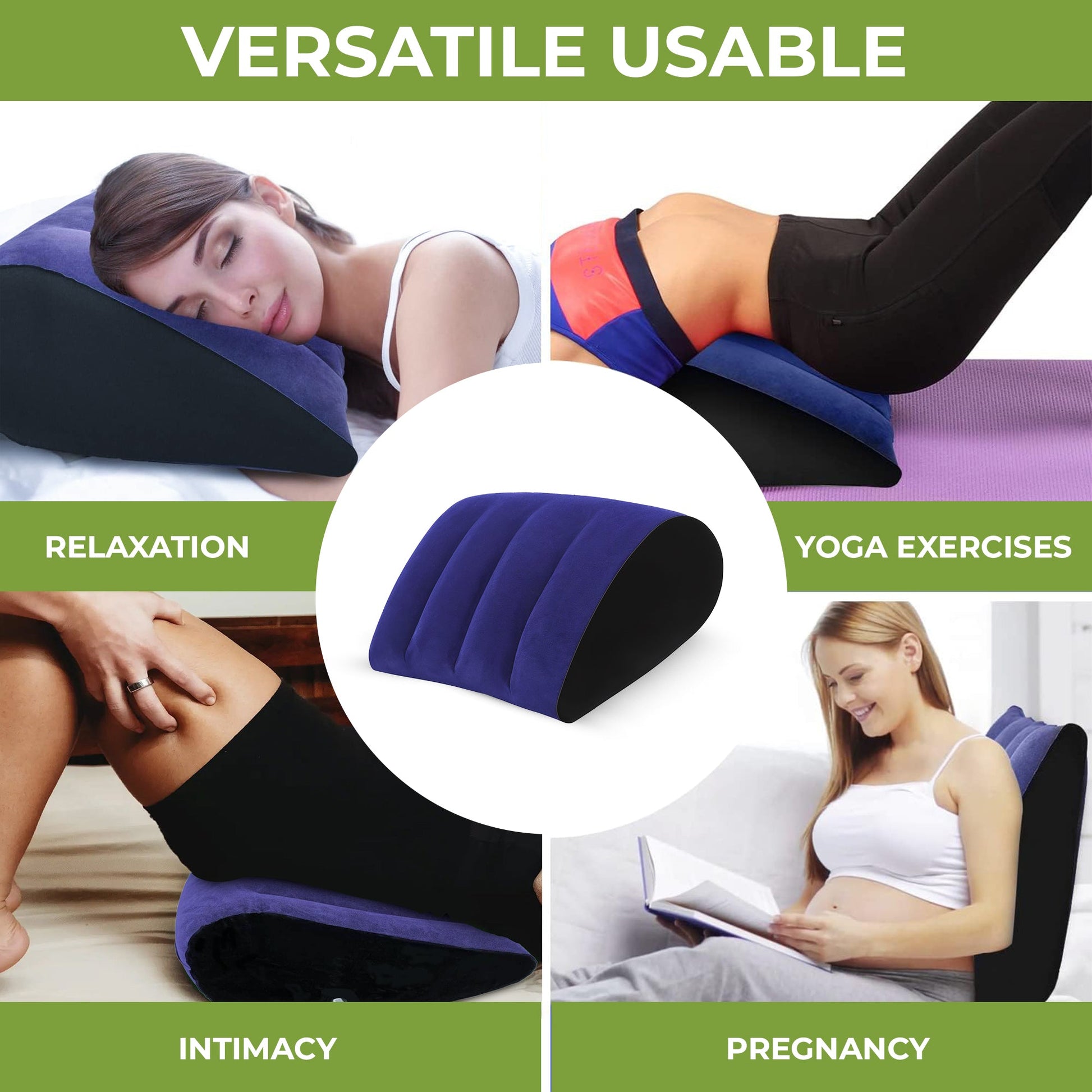 Waterproof intimacy wedge pillow for comfort and protection